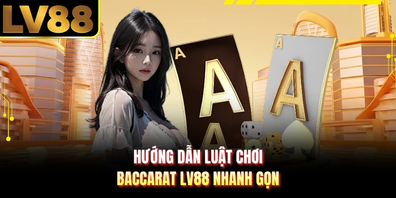 Hướng dẫn luật chơi baccarat LV88 nhanh gọn